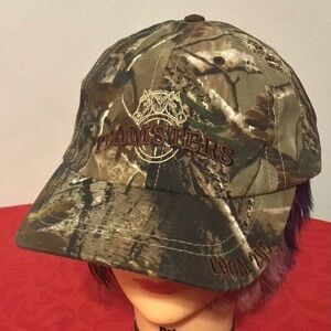VINTAGE Teamsters Union Camo USA Trucker Hat Cap
